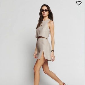 REFORMATION JACINTA LINEN TOP